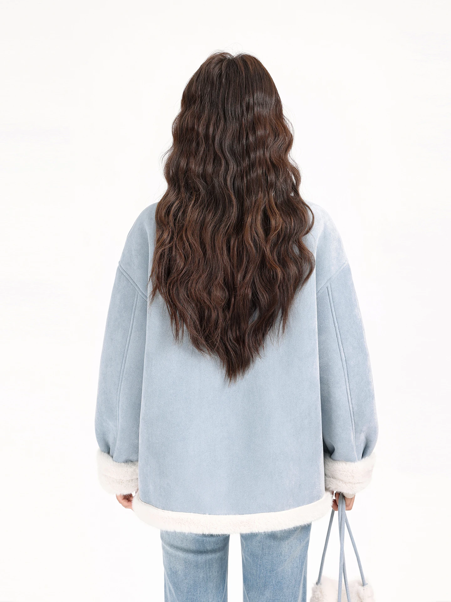 เสื้อโค้ทหนังขนสัตว์อเนกประสงค์ รุ่นใหม่ ฤดูหนาว ปี 2025 สไตล์เกาหลี ดีไซน์โดดเด่น สำหรับผู้หญิง