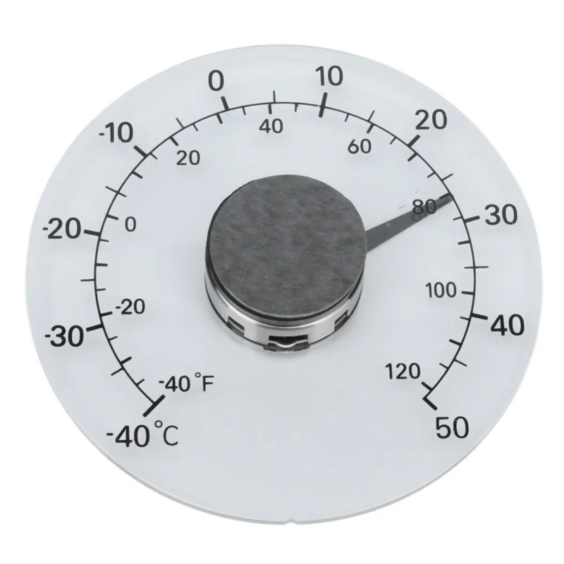 Outdoor Thermometer Adhesive Transparent Waterproof Door Window Temperature Meter For Farm Home