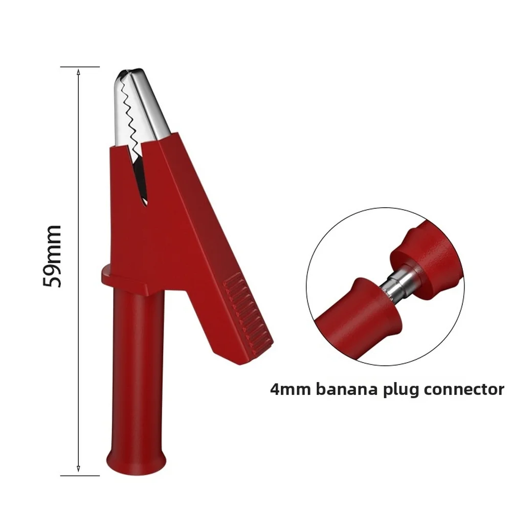 

Electrical Test Probe 1 Meter Gold Plated 4mm Banana Connector 2mm 1mm Replaceable Tips Fire Blocking Material