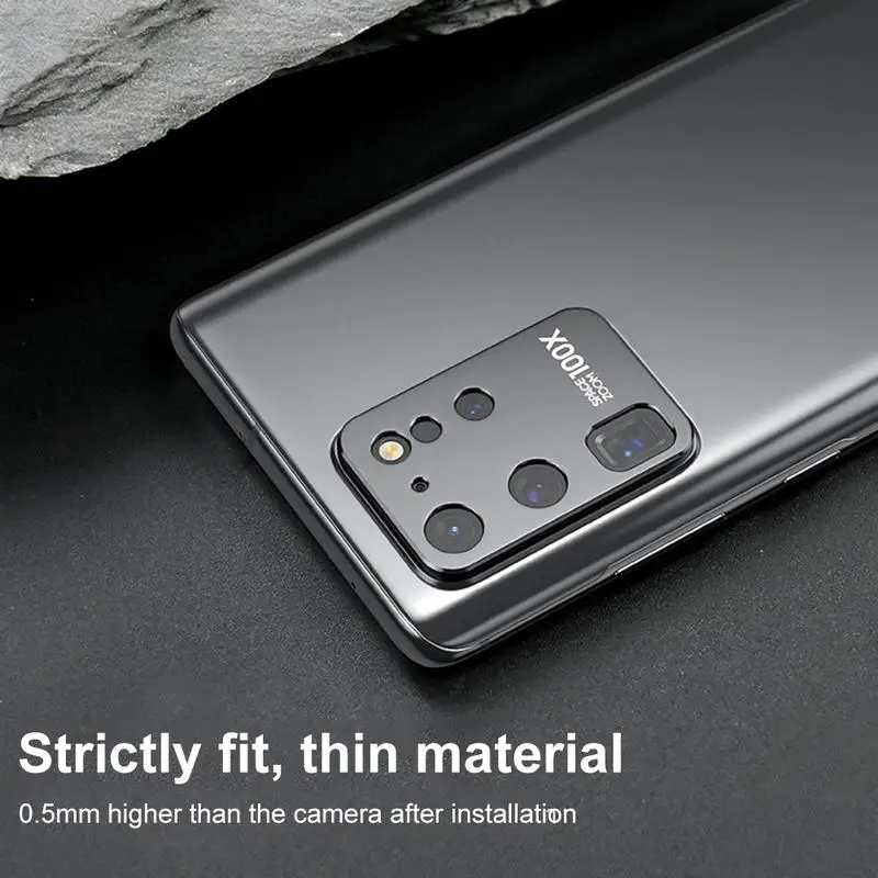Camera Lens Protector Protector Film, Metal Rear Lens Protection Ring, Case para Galaxy S20 Plus, S20 Ultra