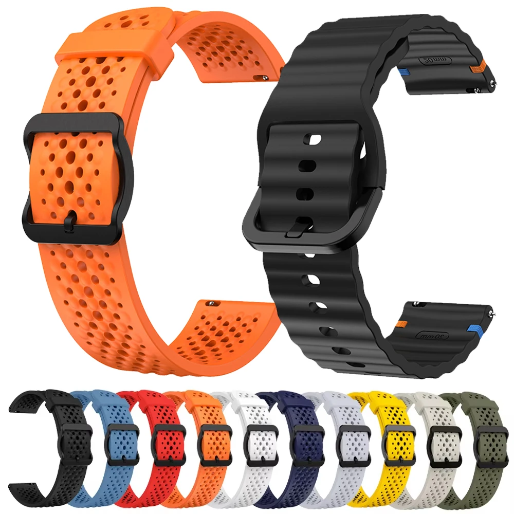 22mm pulseira smartwatch para ticwatch pro 3 ultra banda gps/lte pulseira para samsung galaxy watch 3 45 46mm engrenagem s3 feminino masculino correa