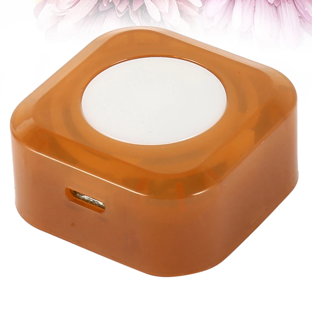 

Touch The Night Light Coffee Color Silicone Lamp USB Charging LED Patting Waterproof