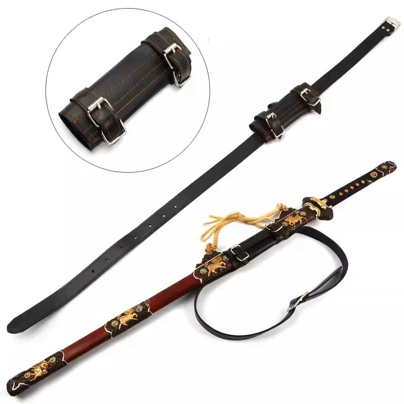 Katana Holder Demon Slayer Anime Cosplay Accessories Real Size Japanese Katana Waist Holster Samurai Sword Sabre Scabbard Belt