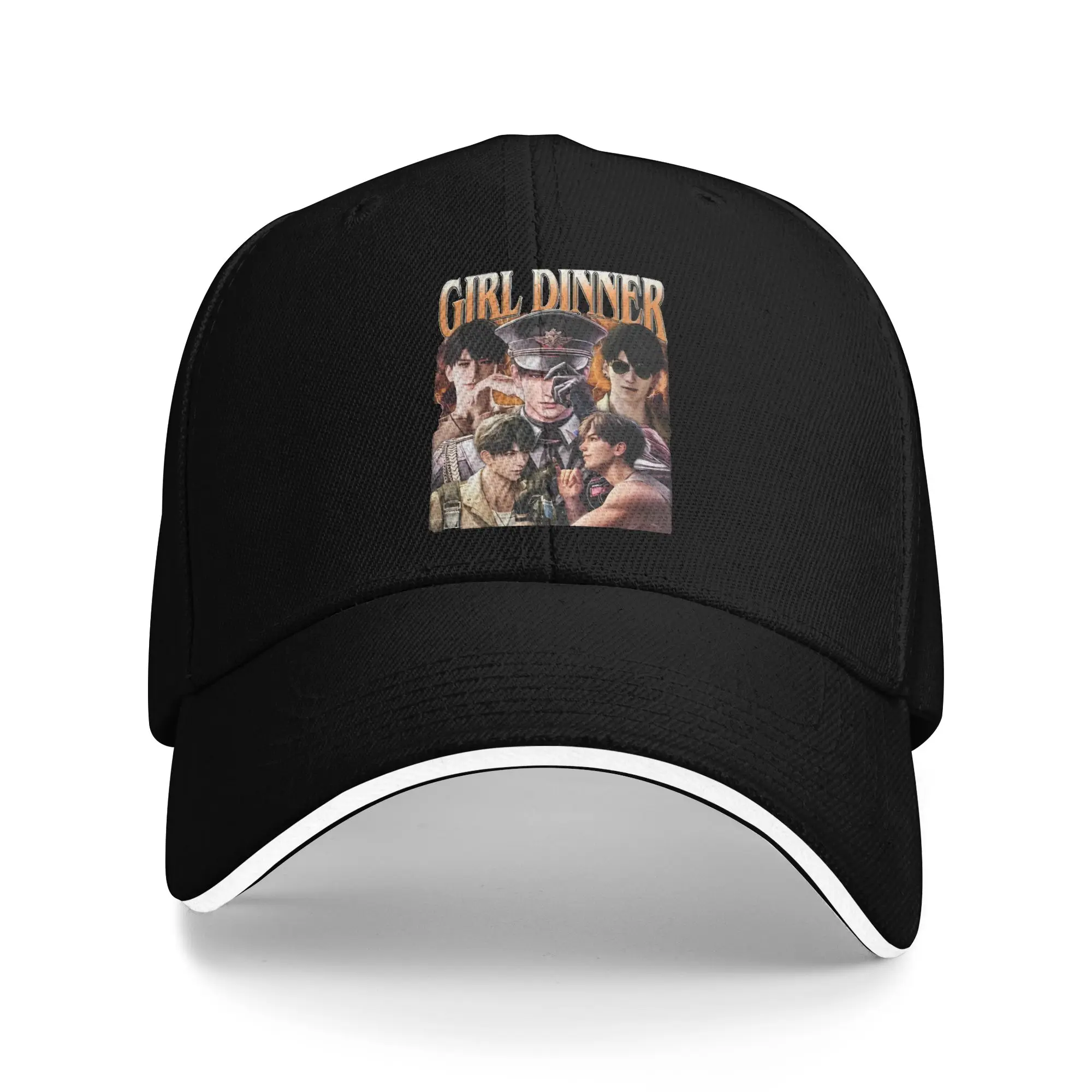 Girl Dinner Caleb Baseball Cap Fashion Love and Deepspace  Sandwich Hat Men Women Adjustable Hats Cap Activities