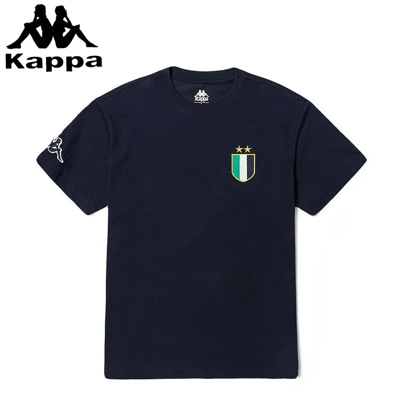 Kappa-Camiseta deportiva Retro para hombre, nueva ropa de verano, insignia de media manga, camiseta sencilla de marca de lujo K0D32TD20