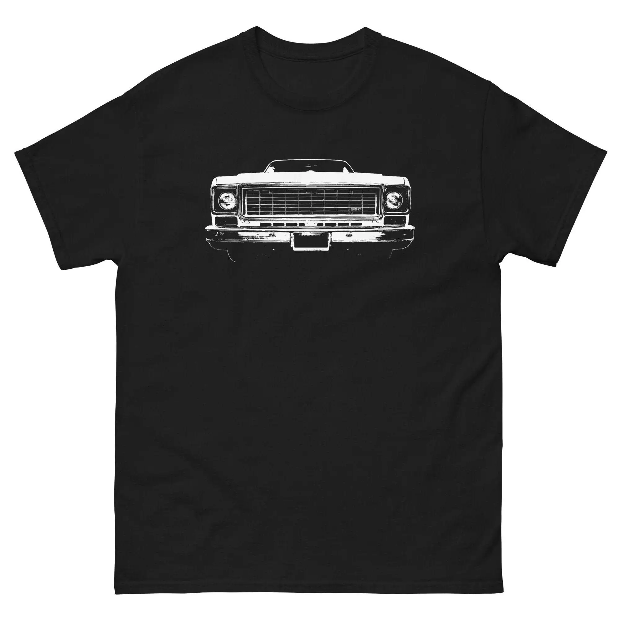 Squarebody Truck T Shirt Mens Square Body With 70S C10 K10 Front End For Him Husband Boyfriend Car Enthusiast