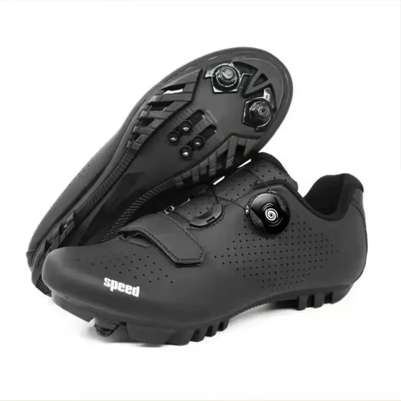 Professional Cycling MTB Shoes Men Route Cleats MTB Bike Speed Flat Sneaker Racing Women Bicycle Mountain Spd Biking Footwear