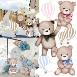 24/36/48Inch Teddy Bear Cutouts Cardboard Party Decorations DIY Gender Reveal Baby Shower Birthday Party Background Photo Props