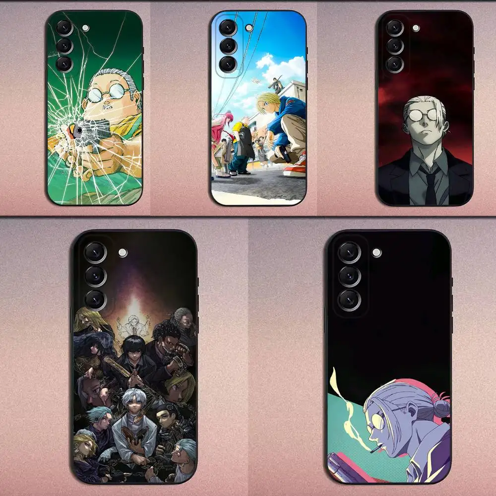 

S-Sakamoto Days Anime Phone Case For Samsung Galaxy A20,A21s,A22,A31,A32,A52,A53,A72,73,A80 Soft Black Cover