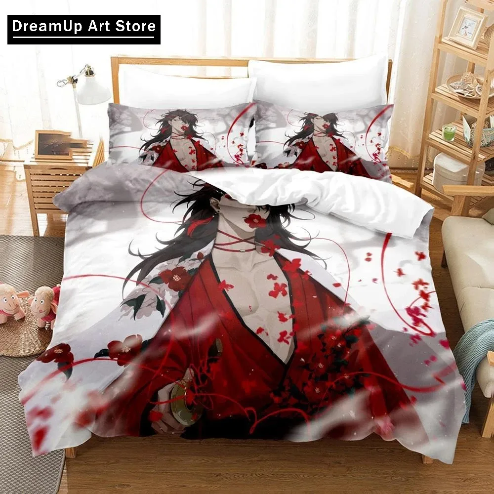 3D Printed Vox Akuma Bedding Set Cute Quilt Cover Bed Cover With Pillowcase Twin Single Queen King Size Boys Adult Home Textile