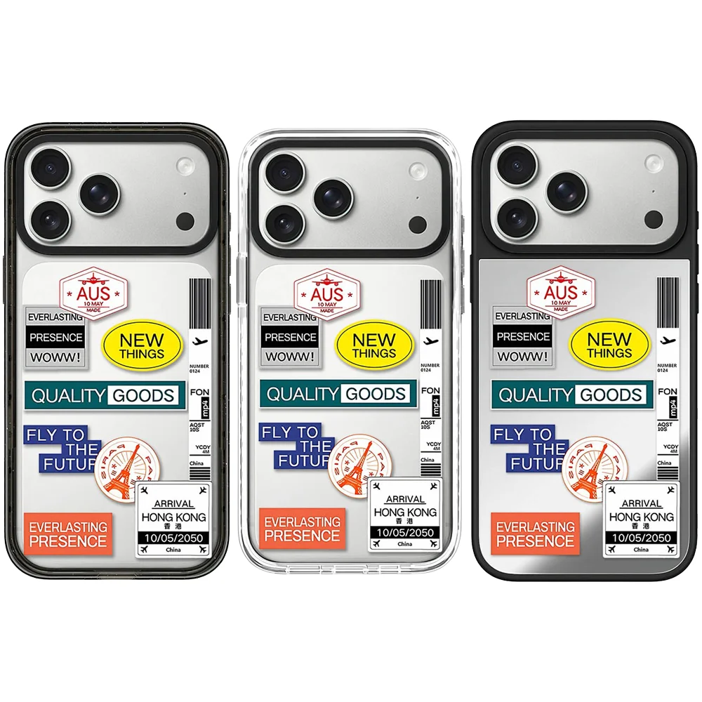 6071417 Acrylic / Mirror Magnetic Case: Compatible with IPhone 17 16 15 14 13 12 Pro Max 17 Air