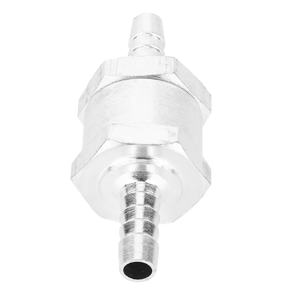 

1PCS 6MM Size Check Valve One Way Design Aluminium Material Non Return Check Valve Premium Aluminium Fuel Valve Fuel Line