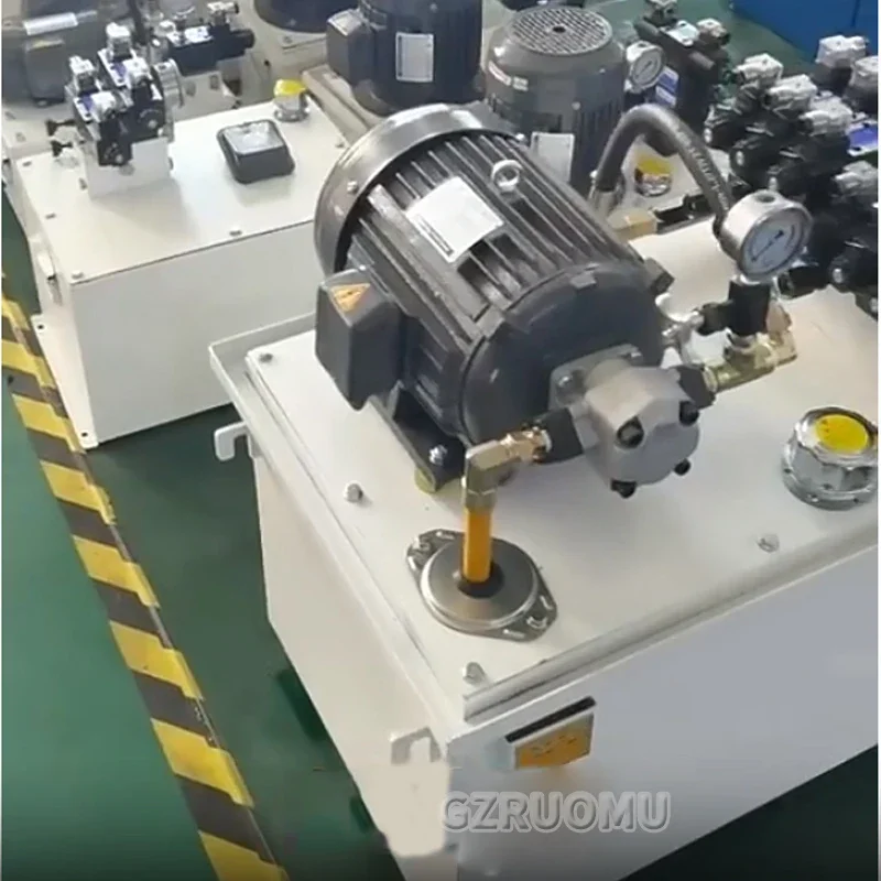Fuel Tank Capacity 20L Complete Set Of Electric Hydraulic Station Hydraulic Cylinder Pump Station Electric Control Equipment