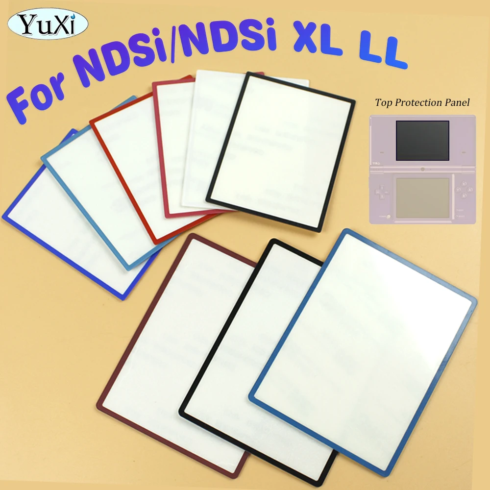 1Pcs For NDSi XL LL Plastic Upper Screen LCD Screen Lens Cover For Nintend DSi Game Console Colorful Top Protection Panel Part