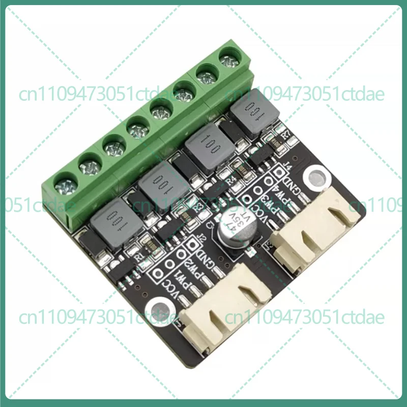 For PT4115 4-Channel 1-10S LED Constant Current Driver Module Adjustable Output