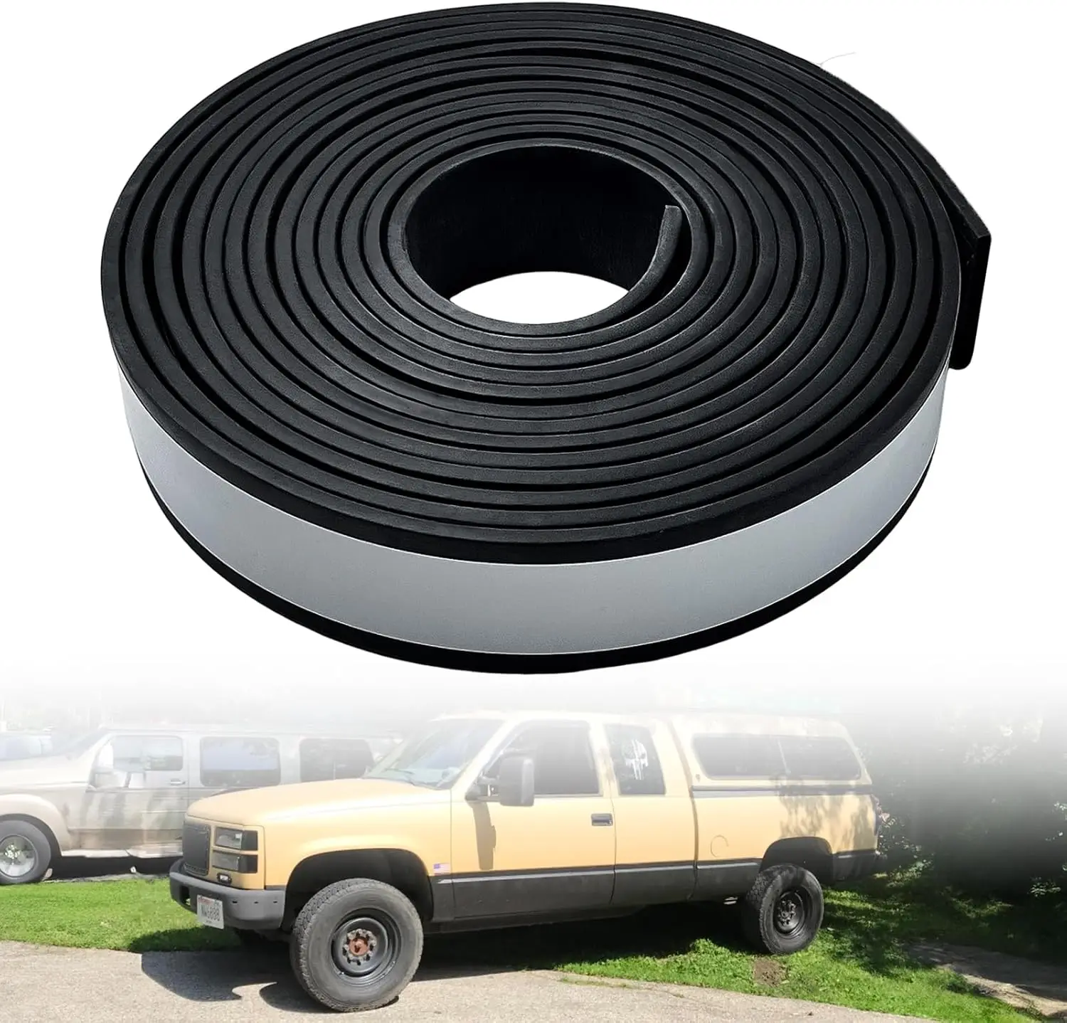 Уплотнение крышки грузовика 7 м из EPDM резины для крышки грузовика 200 фунтов или меньше Уплотнение корпуса кемпера до 200 фунтов Уплотнение навеса грузовика