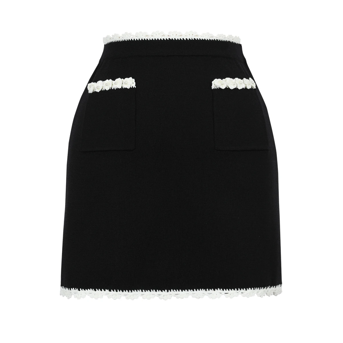 Nanyou High End Product Summer New Style Celebrity Slimming Round Neck Sleeveless Knitted Shirt Top+Half Body Skirt Set
