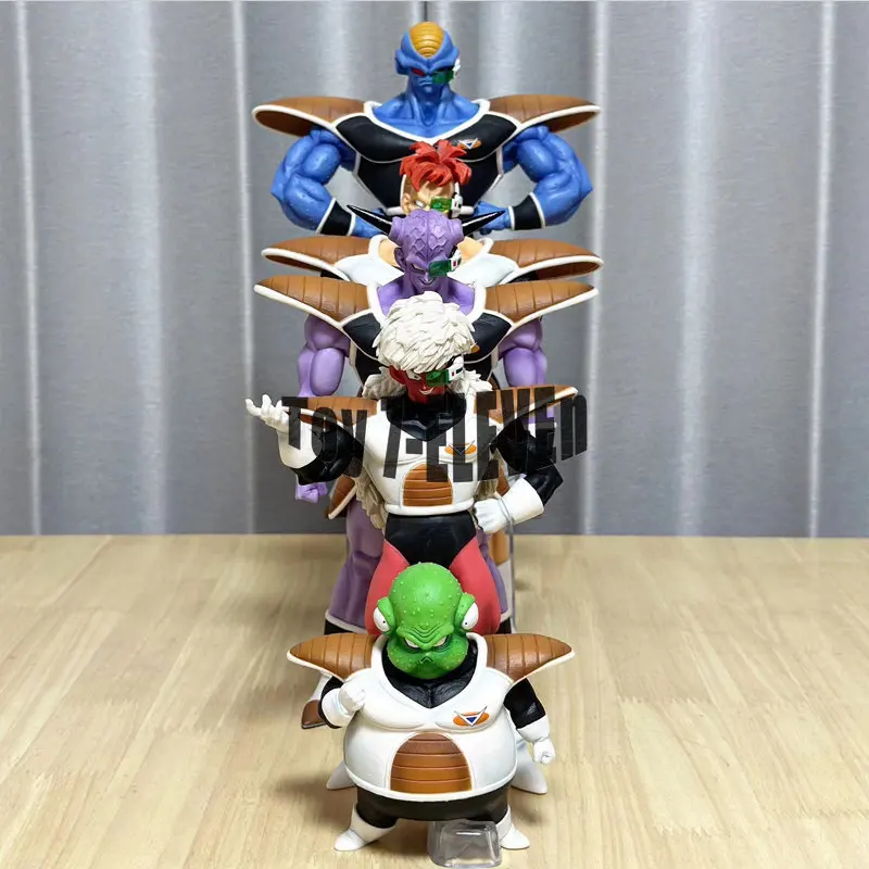 Dragon Ball Z Ginyu Force Jeice Guldo Recoom Burter Ginyu Pvc Statue Action Figure Collection Model Toy Gifts