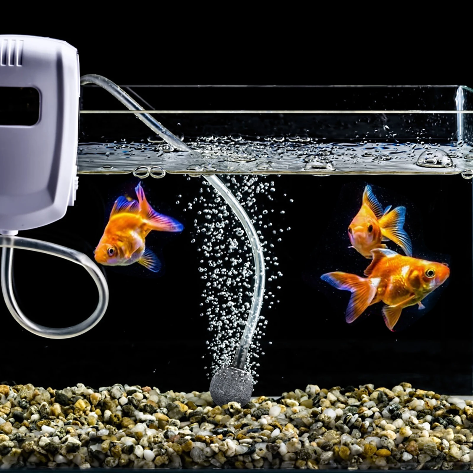 

Ball Shape Air Stone Diffuser for Aquarium Fish Tank Hydroponics Oxygen Supplies Underwater Scenery Water