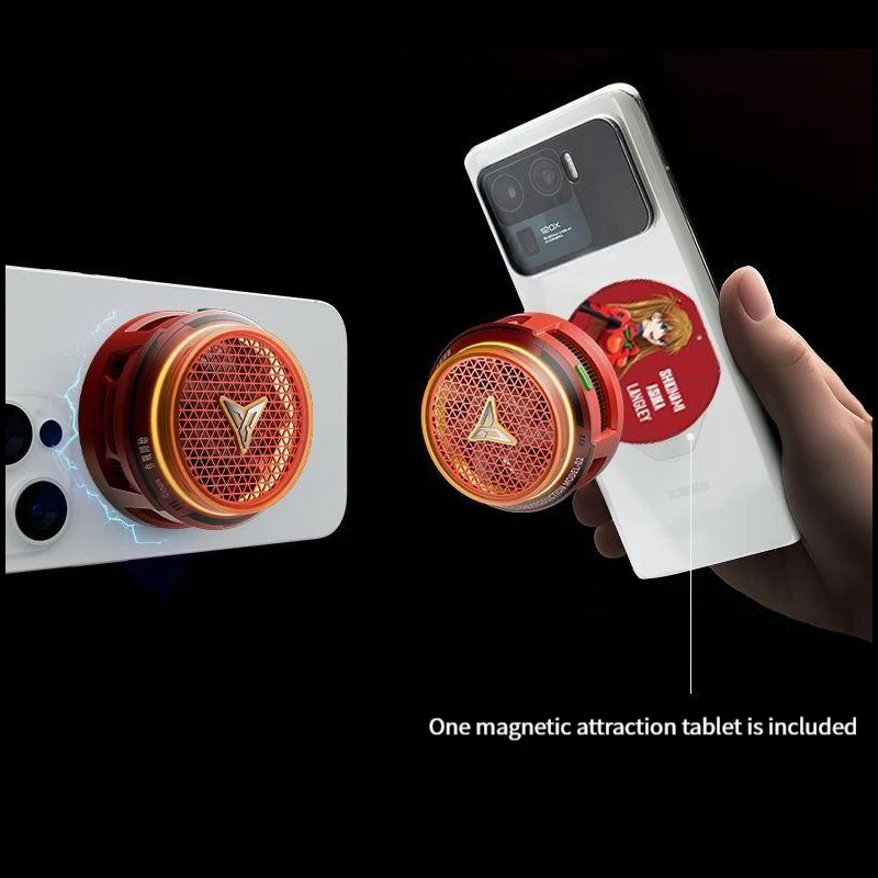 Flydigi B8X EVA Co-branded Game Cooler Heat Dissipation Magnetic Radiator RGB Andro Light Phone Cooling Fan for IOS Android