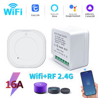 WiFi Smart Switch Module RF2.4G Smart Home Light Switches 16A Cozylife App Voice Control With Alexa Google Home Assistant Alice