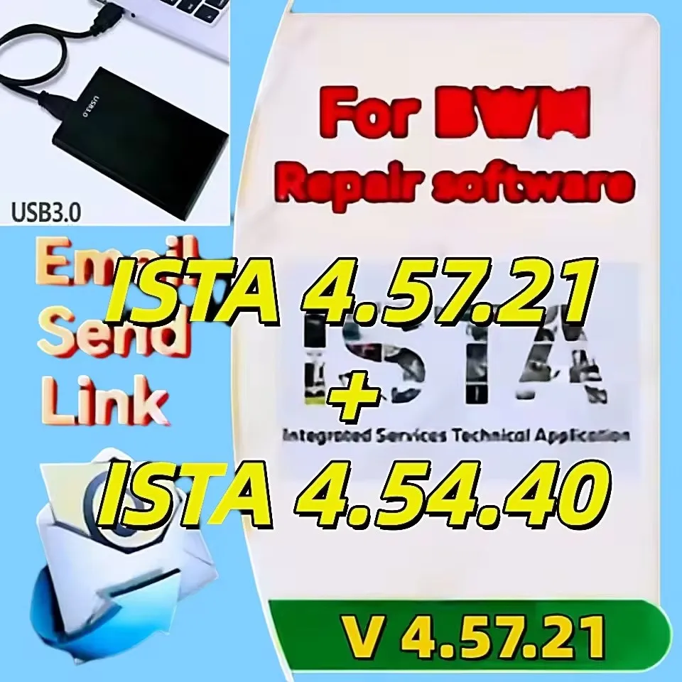 2026 NEW ISTA 4.57.21 full database and 22 in 1 collection of tools related to BMW vehicle diagnosis programming coding