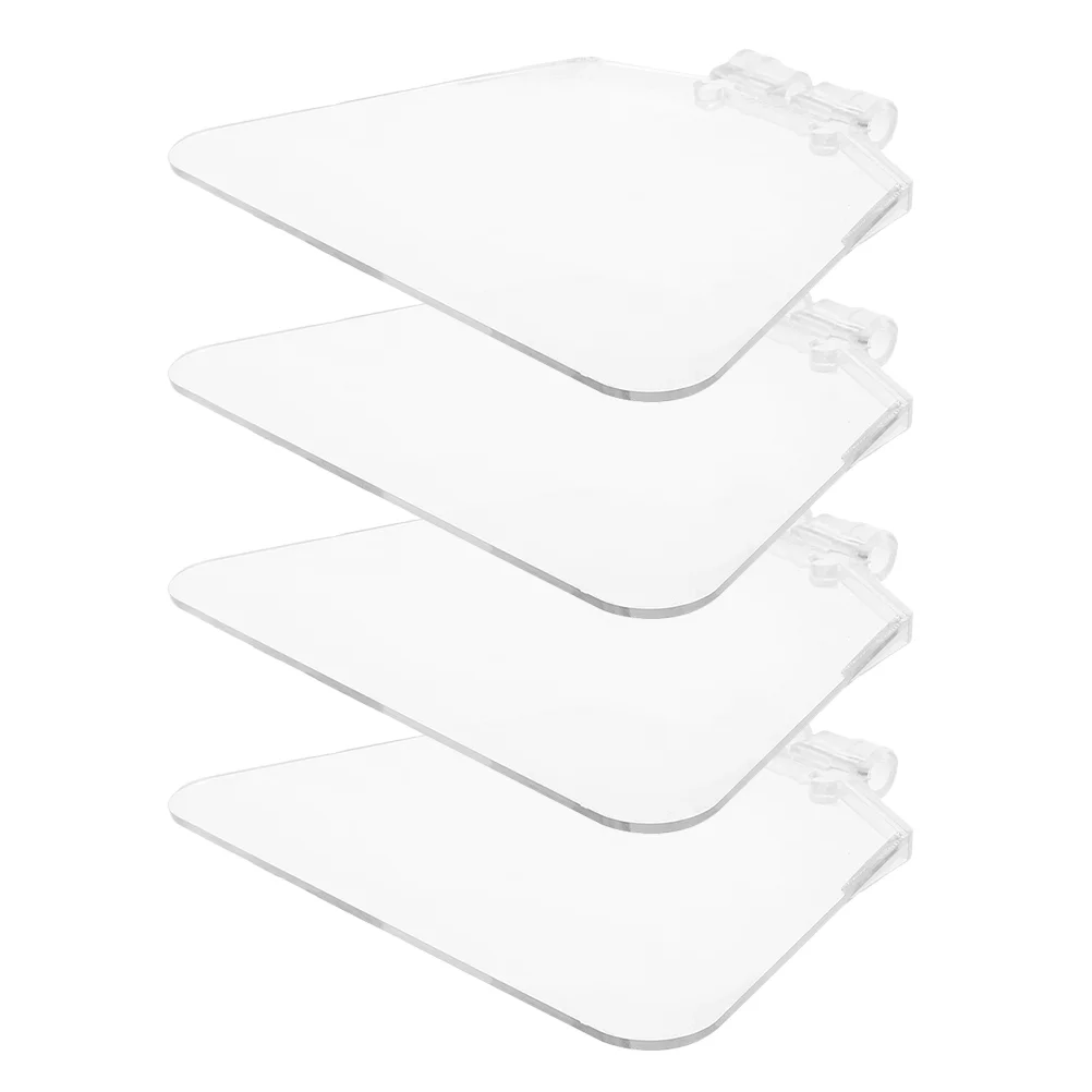 4 Pcs Grinder Accessories Bench Eye Shield Guard Replacement Protector Plastic Device Block Eyeshield Kit Grinders