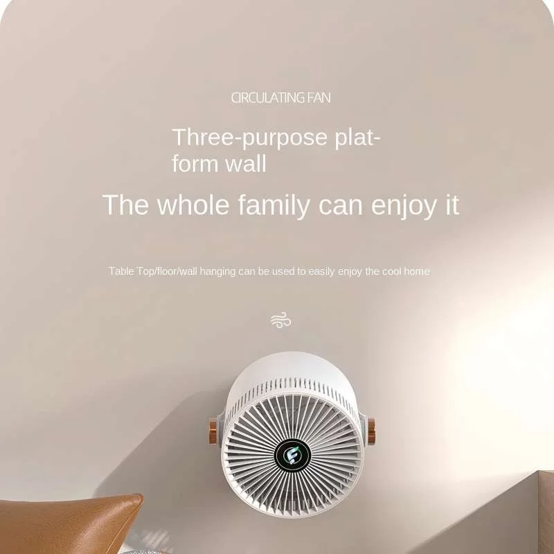 Portable USB-C Rechargeable Desk Fan - Quiet, 3 Speeds, Foldable, Night Light, Energy-Efficient for Home, Office, Dorm, Outdoor,