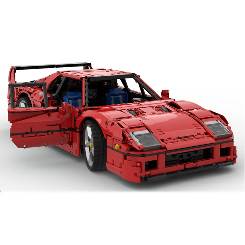 NEW High-Tech F40 SP3 MOC-140404 Super Sport Racing Car Ferraried Building Blocks Puzzle Toy Birthday Gifts For Children