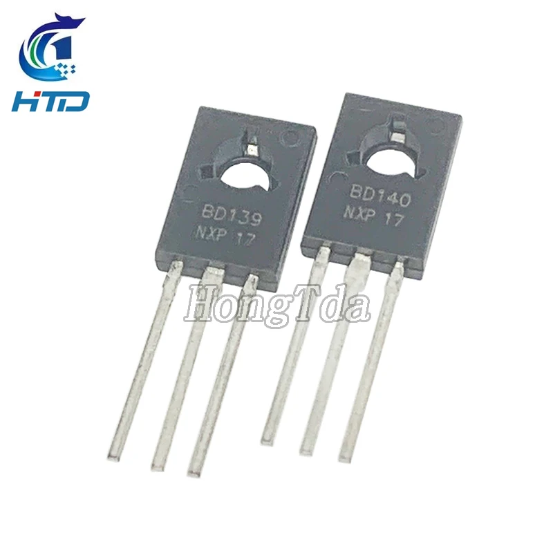 20pcs Transistor ( 10PCS BD139 + BD140 ) ( 10PCS BD679 + BD680 ) TO-126 NPN PNP  Silicon Triode Transistors Assortment Kit