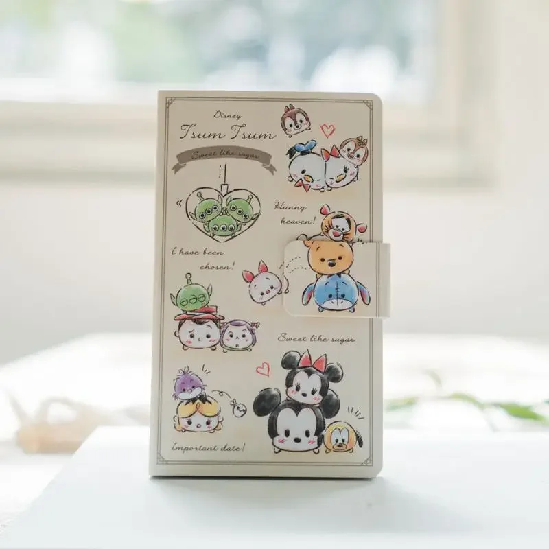 Disney Stitch Cartoon mini notebook Portable Travelers Journals carry around carry Notepad Planner memorandum School Supplies