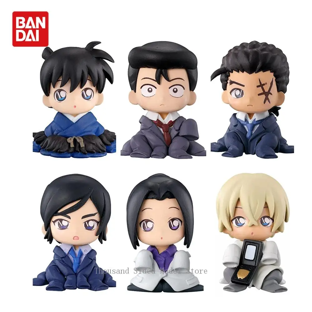 

В наличии Bandai Detective Conan Conan Edogawa Kudou Shinichi Mouri Kogorou Gashapon Toys 4 см Kawaii Doll Аниме Модель Подарок