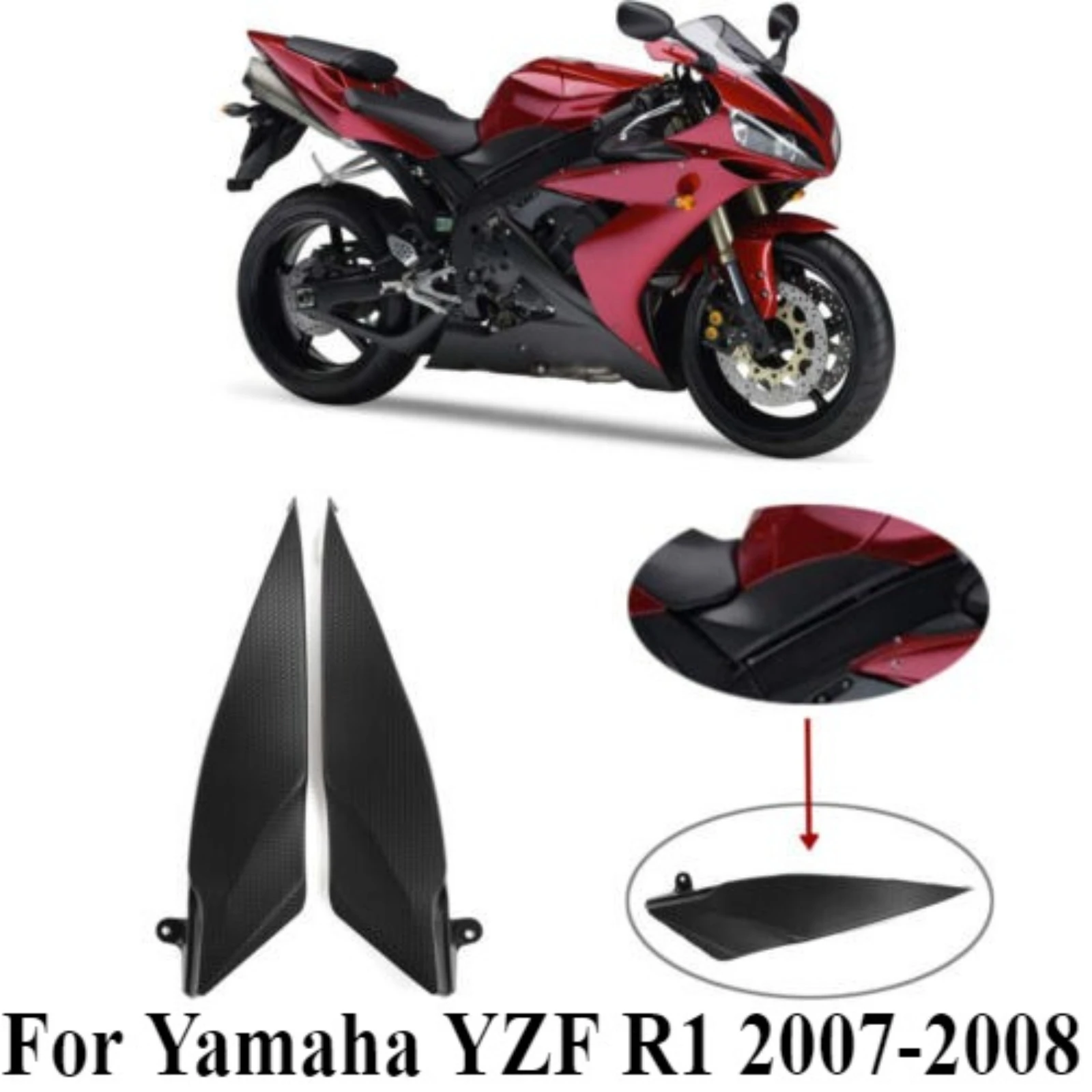 

For Yamaha YZF R1 2007-2008 Motorcycle Air Tank Side Decorative Cover Protector Fairing Fit Motorcycle Body Fairing Replacement