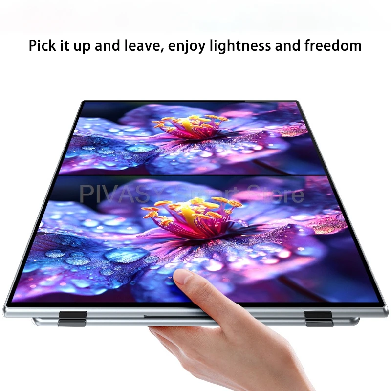 18.1 Polegada tela de cubo mágico oled monitor portátil escritório gaming host tela expansão pc display secundário 100% srgb 1ms resposta