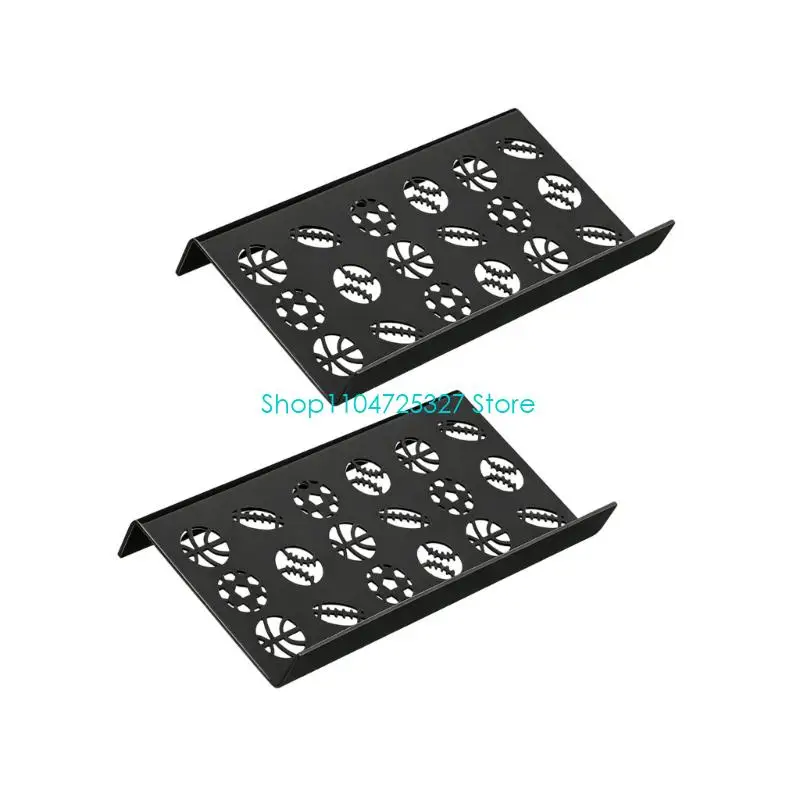 D8KF Desktop Trading Card Display Stand 2 Piece Acrylic Tray for Collection Display, Shelf Viewing and Card Sorting