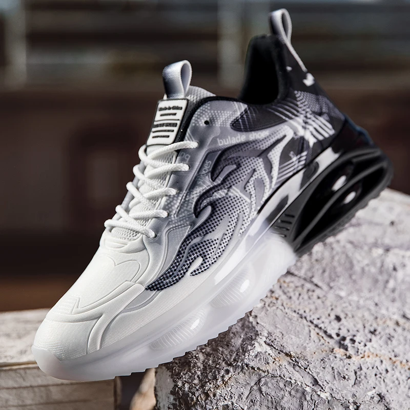 

Men Running Shoes Flat Mesh Lace-up Comfortable Outdoor Sports Tenni Shoes Trendy 2025 New Training Walking Shoes for Man