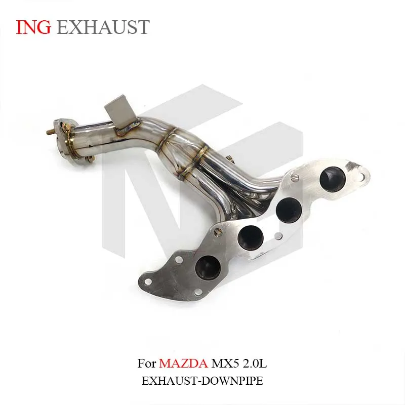 ING Release Engine Power Converter SS304 Branch Tube for Mazda MAZDA MX5 2.0L Manifold Modify Header Exhaust System - Image 6