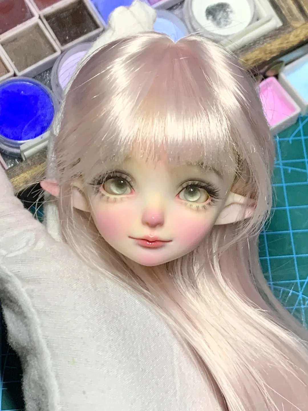 

Новая кукла BJD в масштабе 1/6, голова девочки xiaoxue landoudou из смолы, в наличии, только одна голова