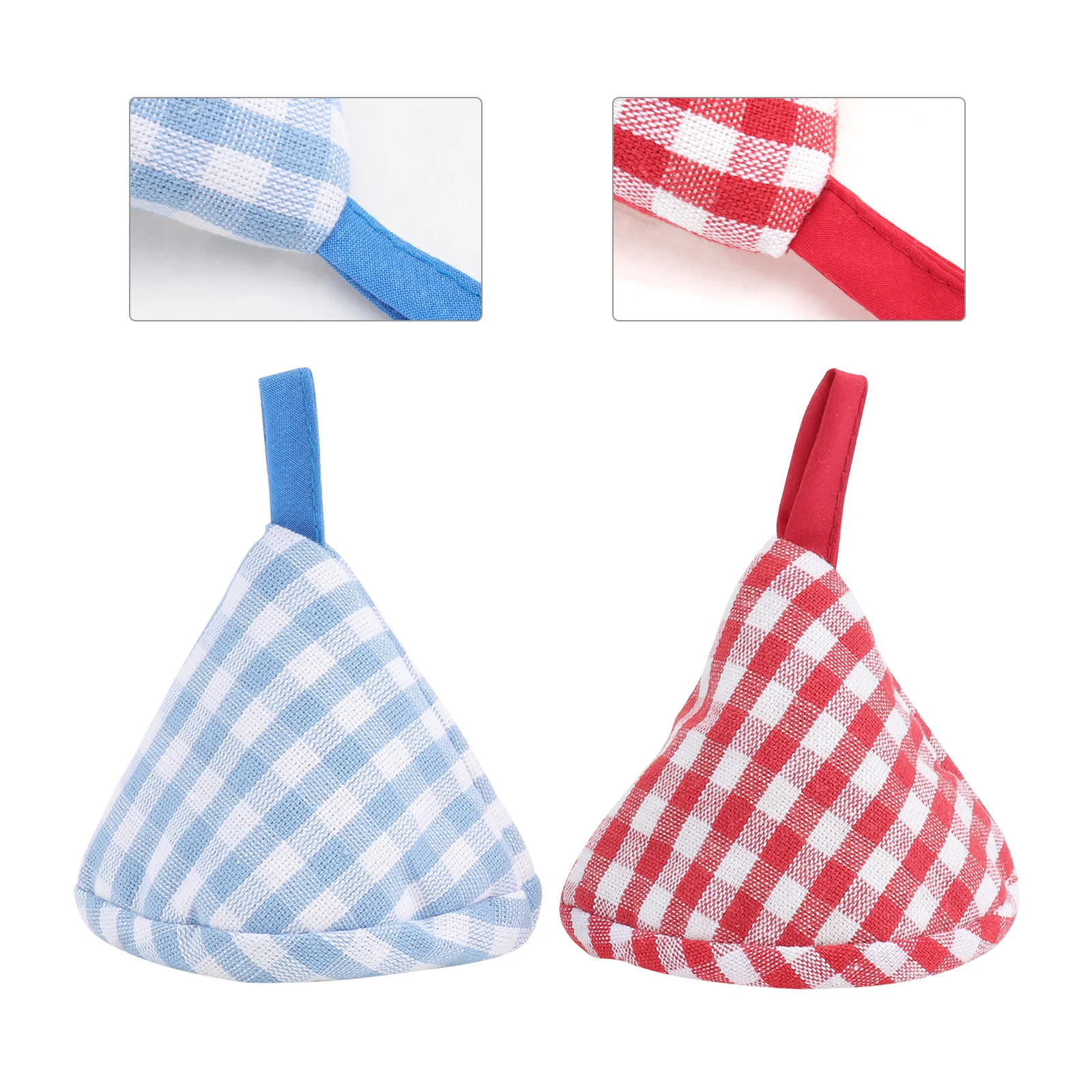

2pcs Cotton Heat-Resistant Pot Cover Hats For Kitchen Restaurant Barbecue Washable Handle Protector Kitchen