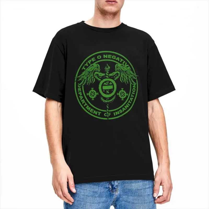 Type O Negative Department Of Sanitation Shirt Apparel for Men Women 100% Cotton Hipster Tee Shirt Short Sleeve Tops Gift Idea