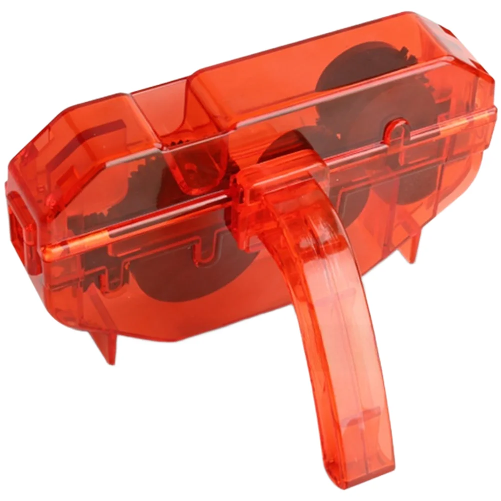 

MTB and Road Bike Chain Cleaning Tool with Rotating Brushes Clear Housing and Compact Dimensions 16.5 x 8 x 9.5 cm