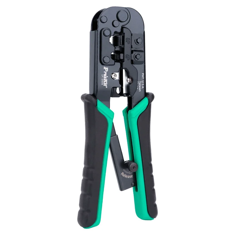 ProsKit CP-376TR 4P/6P/8P Telecom Crimping Tool 190mm Plastic steel Cable