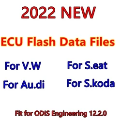 ODIS-E V12.2.0 yazılım + SKODA için SEAT için AUDI için VW için ODIS mühendislik Flashdaten ECU Firmware flaş veri dosyaları