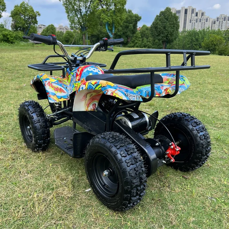 Mini Electric Quad Bike ATV for Kids with Automatic Transmission and Chain Drive - view 5