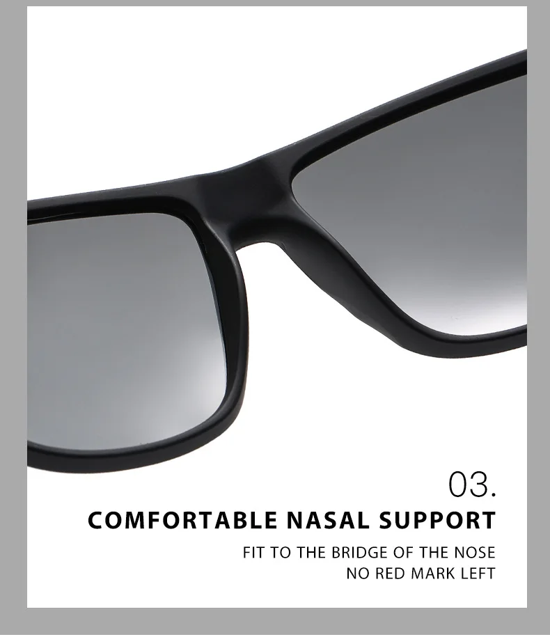 Mode Vintage Platz Polarisierte Sonnenbrille Männer Frauen Luxus Marke Designer männer Sonnenbrille Fahren Angeln UV400 Brillen Mann – Detail 15