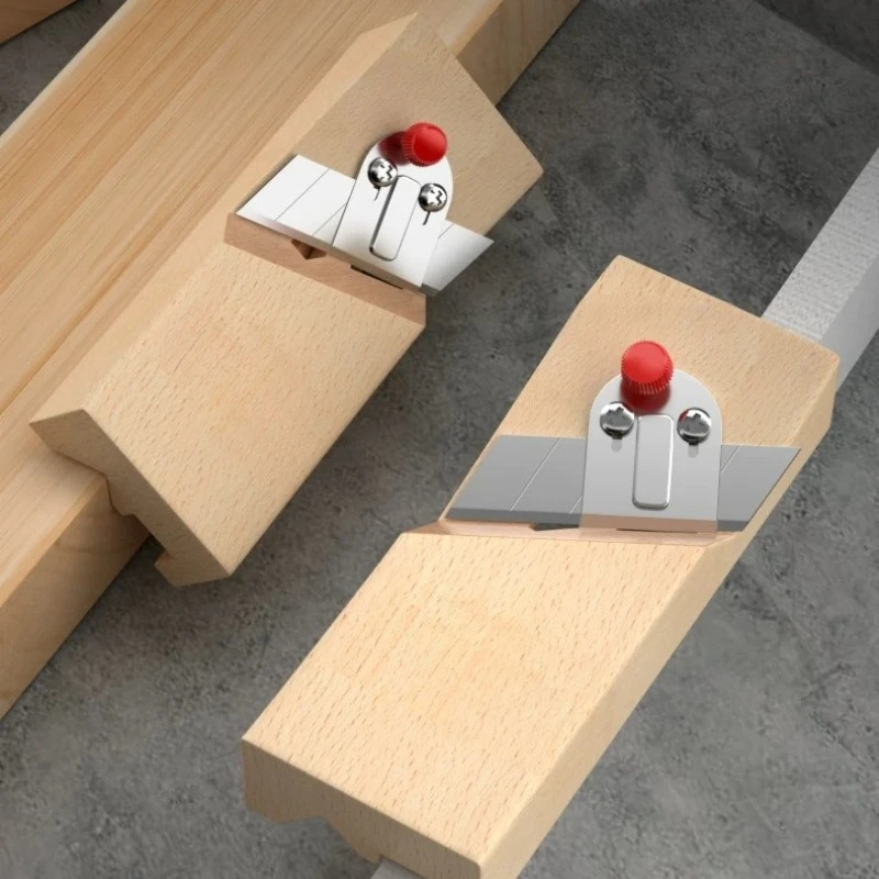 Manual Gypsum Board Chamfer Tool 45 Degree Beveling Plane Drywall Edge Trimmer for Woodworking