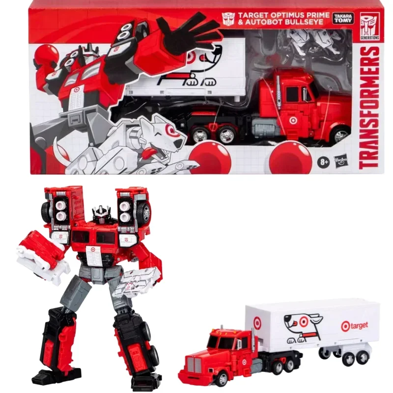 HASBRO TARGET OPTIMUS PRIME& AUTOBOT BULLSEYE Action Figure Collectible Model Original Gift New Spot Goods