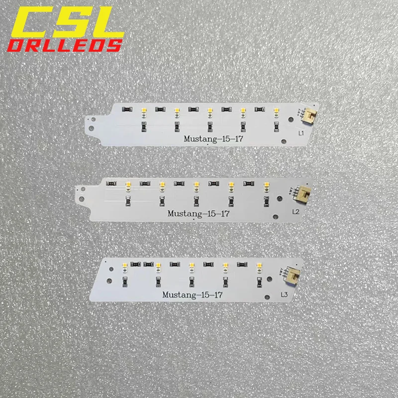 For 15-17 Ford Mustang DRL LED Red Blue Amber Yellow Purple daytime running lights board light turning DRL module LED Board