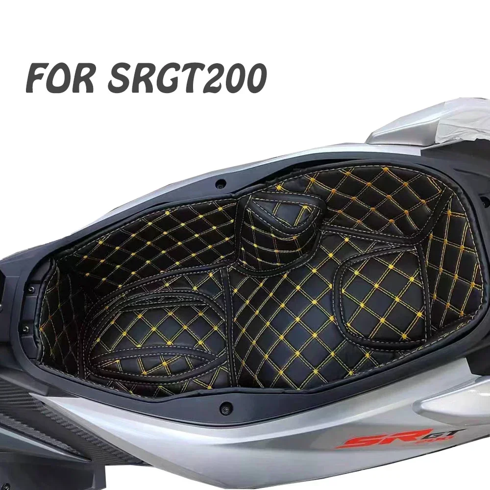 for Aprilia SRGT200 SRGT 200 Motorcycle Accessories Rear Trunk Inner Cushion Seat Bucket Storage Luggage Box Liner Pad