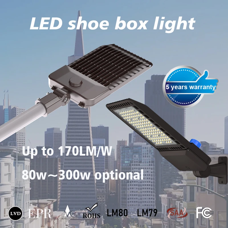 Lámpara de reacondicionamiento con sensor de movimiento comercial, luces led de 150lm/w, 300 vatios, caja de zapatos, iluminación exterior, almacén de pista de tenis, 5 años de garantía